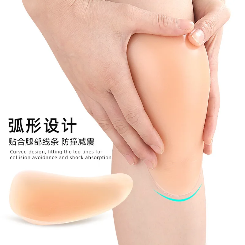 Anti-drop pad Silicone basketball protective gear Sports silicone Figure Skating Knee Tibia Skiing Skating Wear knee pads