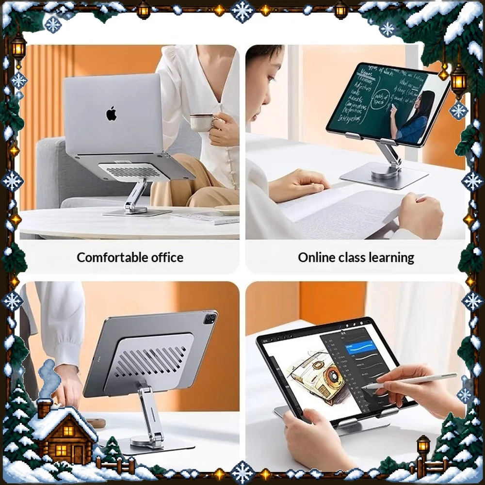 UGREEN LP591-15791 Tablet Stand Aluminum Alloy 360 Rotation Foldable for 4 to 12.9 Inch Pad