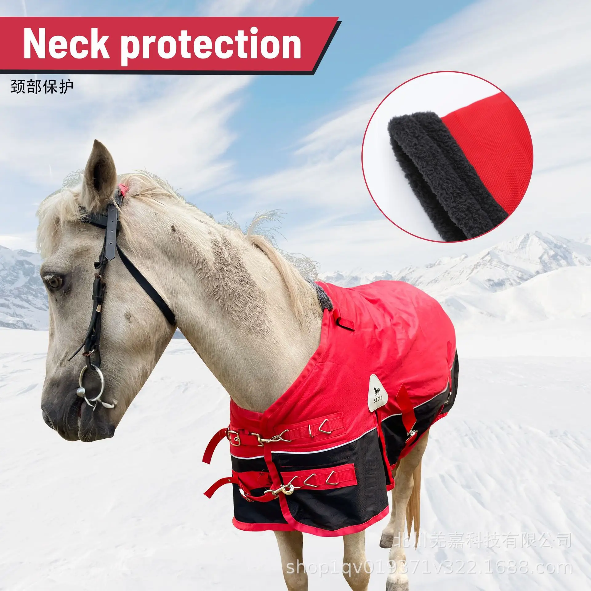 Factory Direct Sales 1200D Winter Warm Horse Clothes,Waterproof,Breathable,Cold-resistant And Frost-resistant