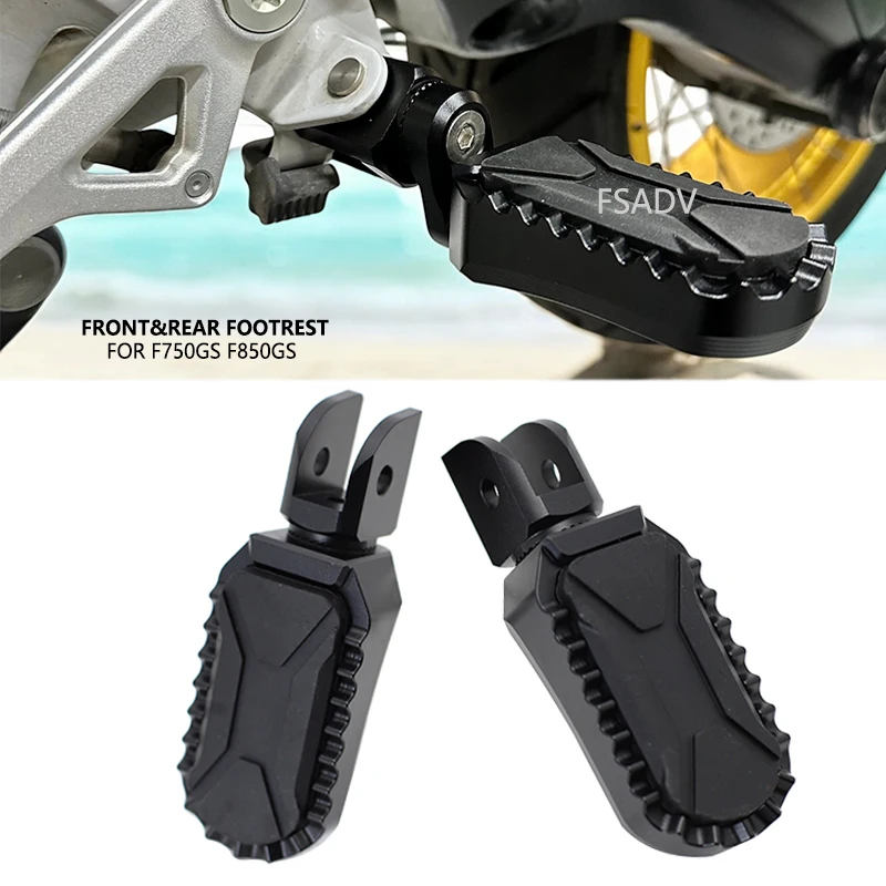For BMW F850GS F750GS F900GS Adventure F750 F850 F900 GS Motorcycle Adjustable Front&Rear Footpegs Foot Pegs Footrest