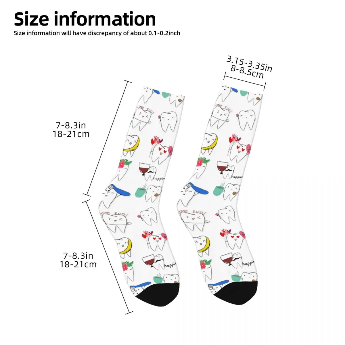 Chaussettes mixtes Harajuku, chaussettes longues toutes saisons, bas de haute qualité, accessoires pour cadeau d'anniversaire unisexe