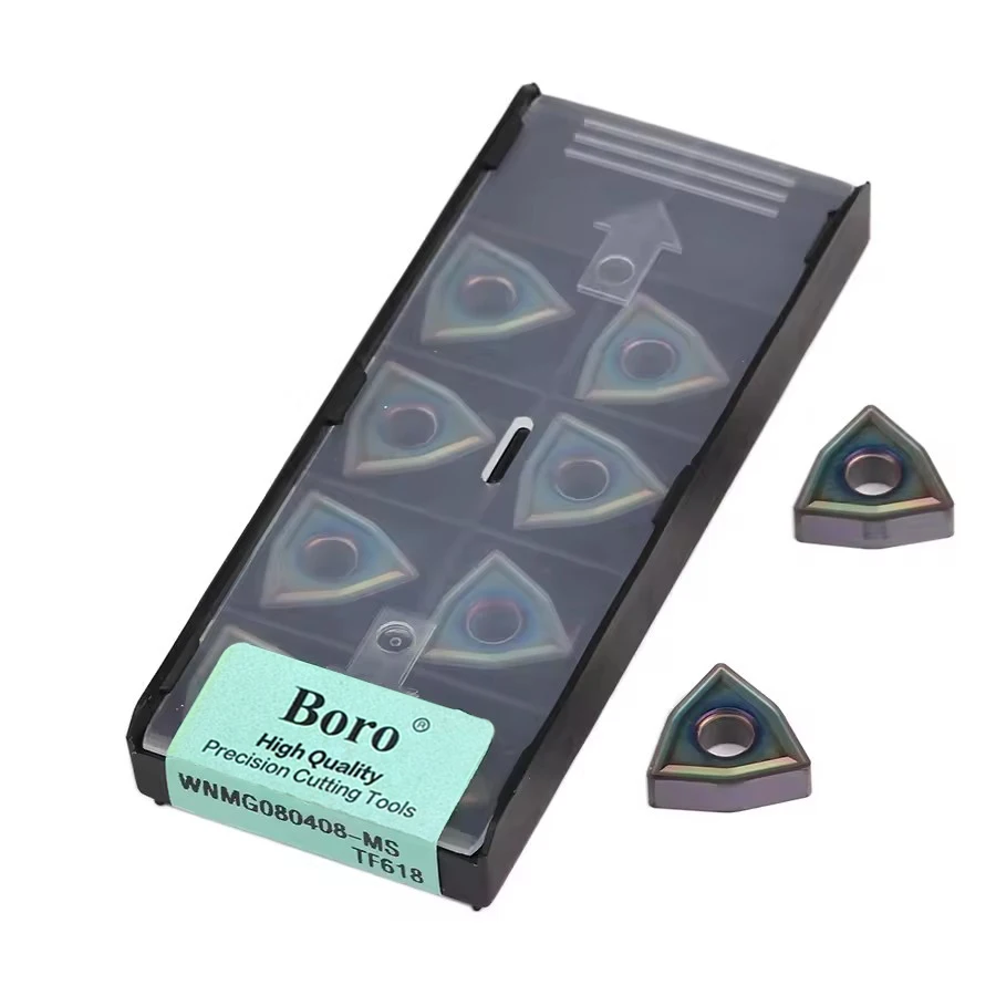 WNMG080404-MA WNMG080408-MS TF618 внешние токарные инструменты WNMG080408-MM TF618 токарные инструменты с ЧПУ твердосплавные вставки Стальные режущие инструменты