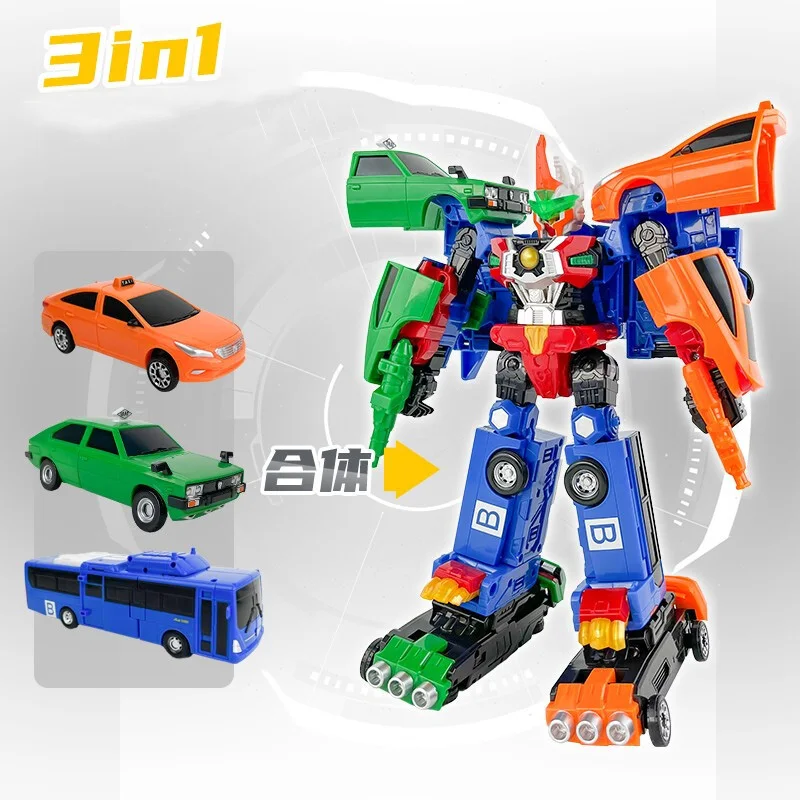 3 w 1 Hello Carbot Road Saver Robot transformacyjny zabawki figurki deformacja Rescue Car autobus zabawka dla dzieci prezent