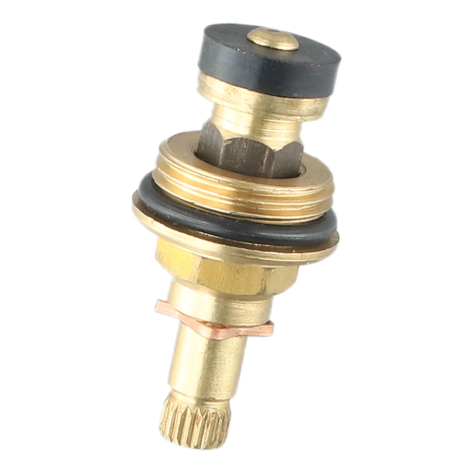 Brass Spool for Manual Hot Cold Water Valve Assemblies Designed for G1/2 For BSP Connections and Standard 20 Tooth Cartridge Use