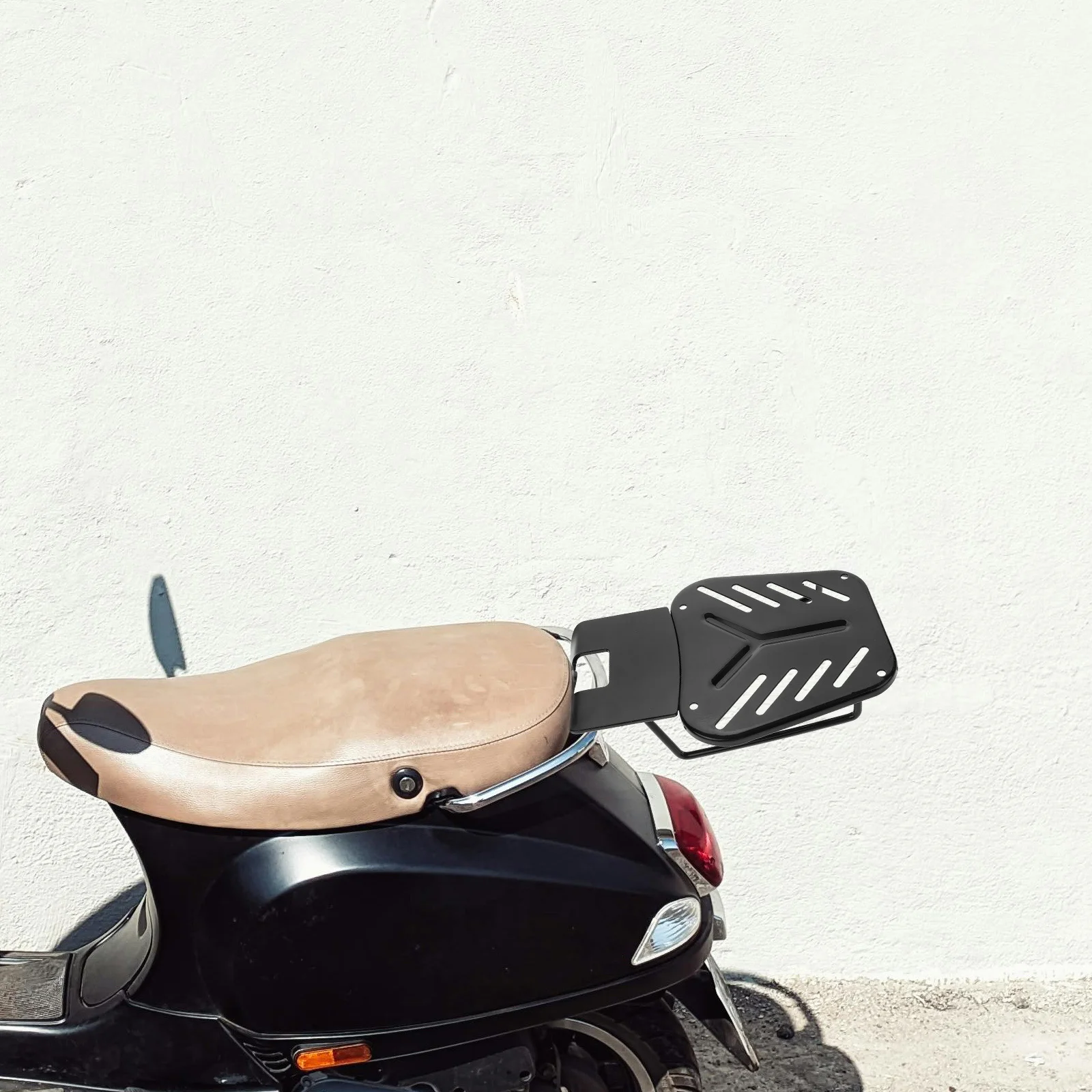 Estante trasero para bicicleta eléctrica, estante de carga extensible y desmontable para equipaje, almacenamiento de equipo de lluvia, accesorios para motocicleta