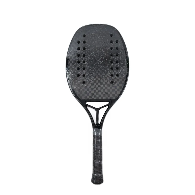 2024 Hot Sales 12k Raquetes Beach Tennis Beach Tennis Racket Professional Carbon Fiber Racket