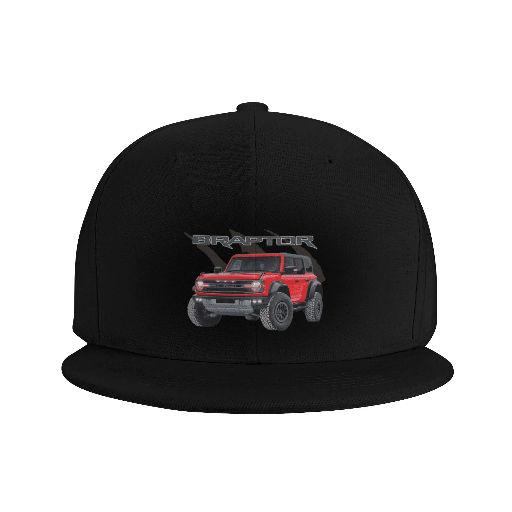 Fashion Bronco raptor race red braptor MURICA SUV sport truck Flat Brim Sun Hat  Soft-Top Denim Hat Mesh Cap