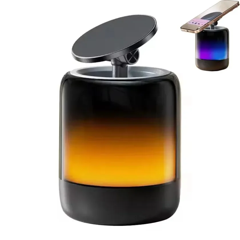 4 In 1 Magnetic Attraction Mobile Phone Stand Bluetooth Speaker With RGB Ambient Light For Mobile Phones Tablet Computer ipad