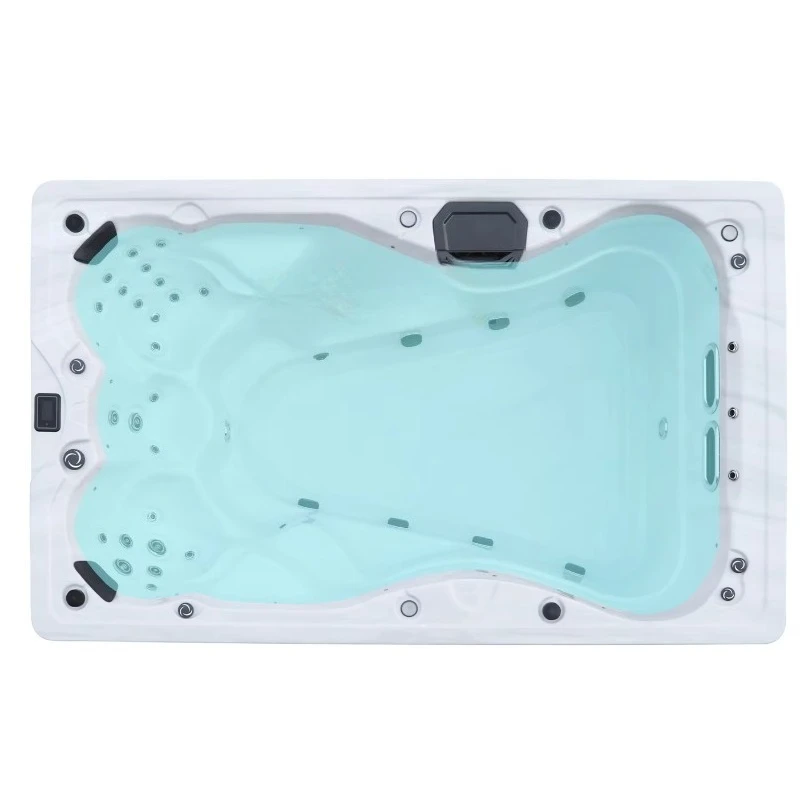 2026 Hot Sale FL Customized Bellagio Modern  Swim Spa Hot Tub with Massage Hot Plunge Pool for Outdoor Use on Sale
