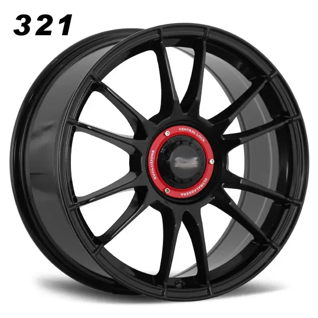 Rep 321 Gloss Black Matte Black Matte Gunmetal  and Multi-spoke PCD  18 inch available in stock Passenger Car Wheel