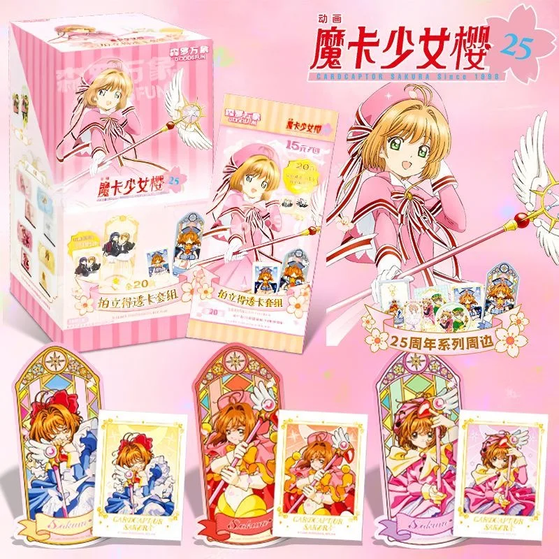 

Card.Fun Card Captor Sakura Аниме Товары Polaroid Прозрачная комбинация карт Акриловый орнамент Декоративные предметы Подарки