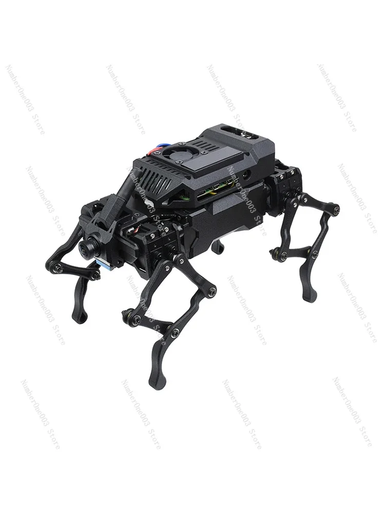 12-Degree-of-Freedom Bionic Quadruped Robot Dog Open Source Face Recognition Based on Raspberry Pi