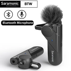 Saramonic Bluetooth Wireless Microphone Professional Lavalier Studio Mic BTW for PC iphone Smartphones  Youtube Live Streaming