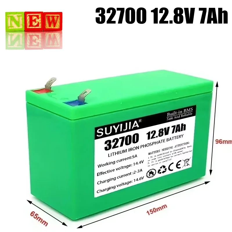 

32700 12.8V 7Ah 4S1P LIFEPO4 lithium battery pack suitable for sprayer trolley children's electric car