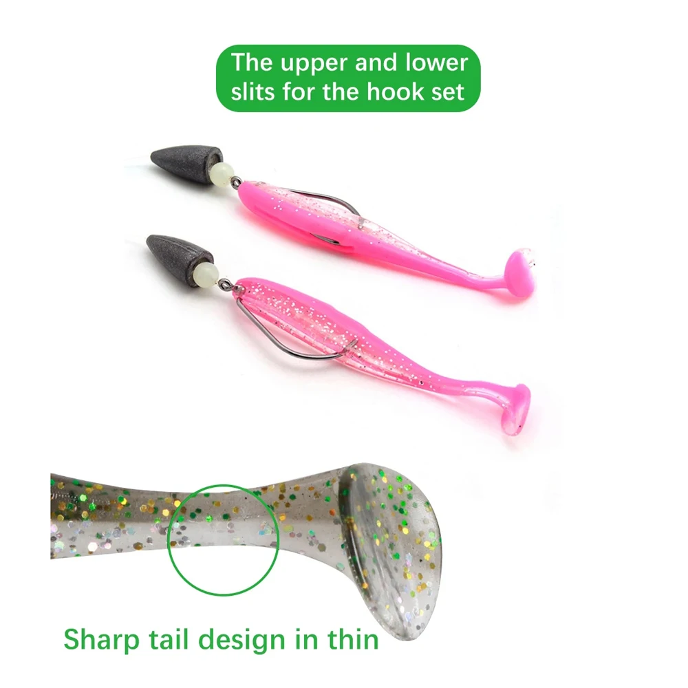 6 قطعة السحر لينة سيليكون الطعم الصيد السحر 9 سنتيمتر 4.2 جرام Wobblers الكارب الصيد لينة إغراء سويم الطعوم البلاستيكية الاصطناعية #6