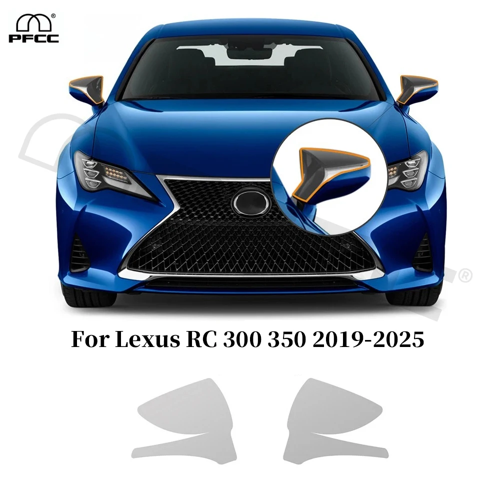 

For Lexus RC 300 350 2019-2025 Headlight Rearview TPU Protection Film Pre-cut PPF Anti-Scratch Clear Bra Resistant Repairable