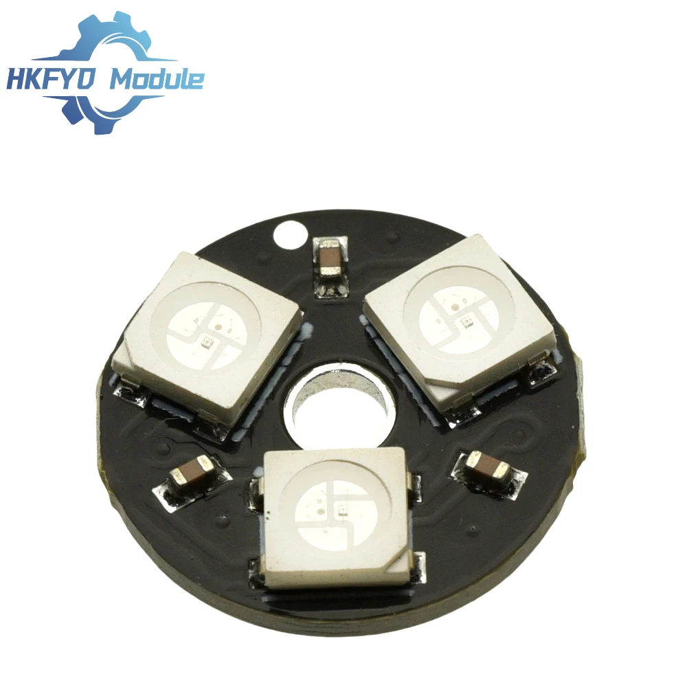 1-50PCS WS2812 3-Bit RGB LED Lantern Board Round Full-Color Light Module for Arduino