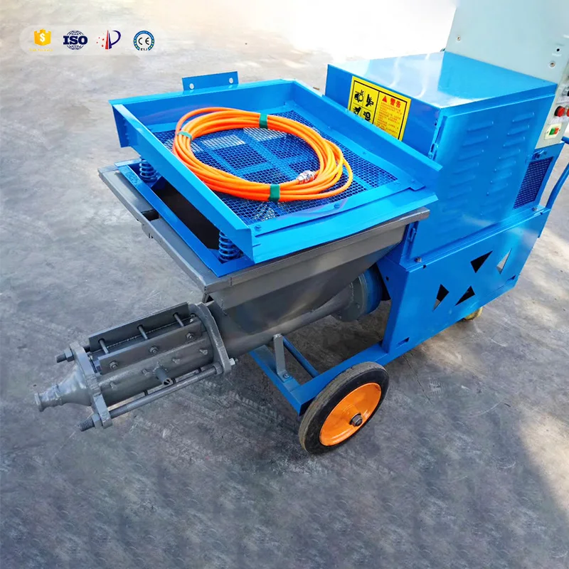 High Quality Cement Mortar Plaster Spraying Machine Ceiling Wall Cement Mortar Spray Plaster Machine