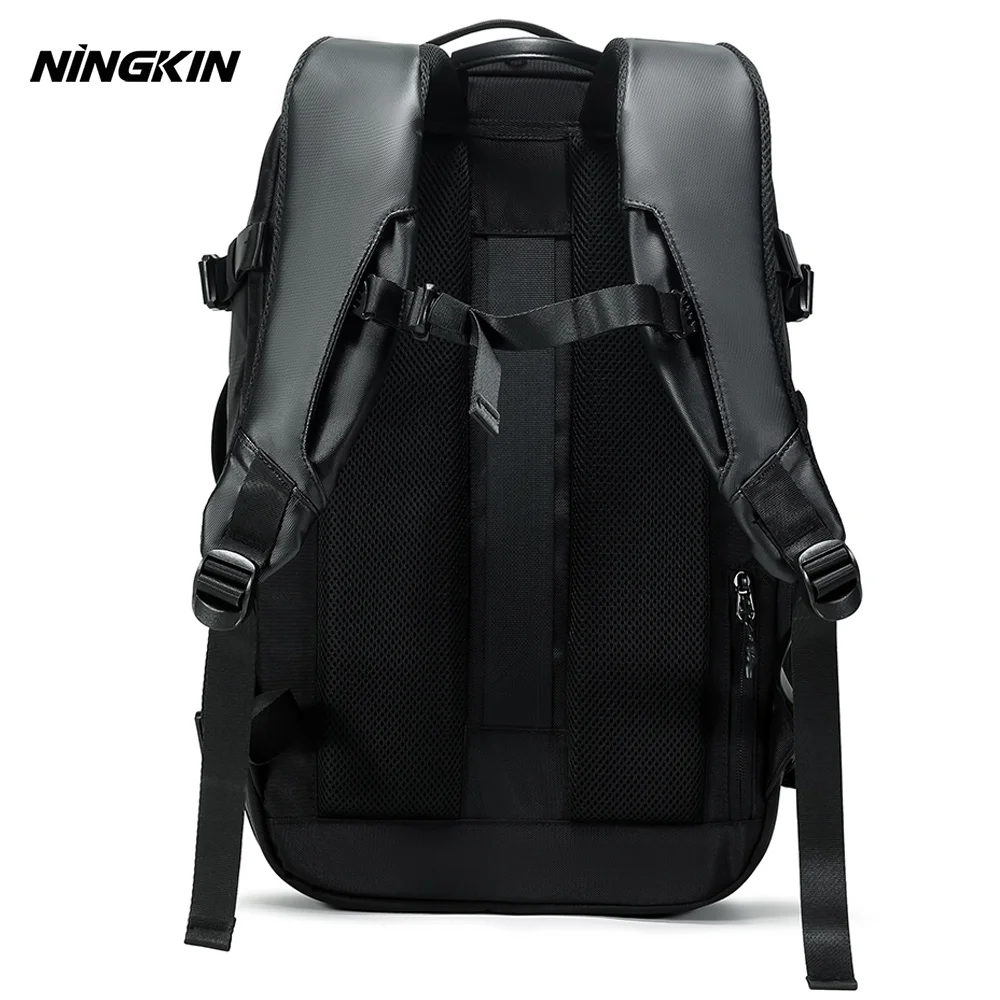 NINGKIN Men Travel Backpack Vacuum Compression 40L Laptop Backpack Business Large Capacity Backpack Expanded Hiking Backpack