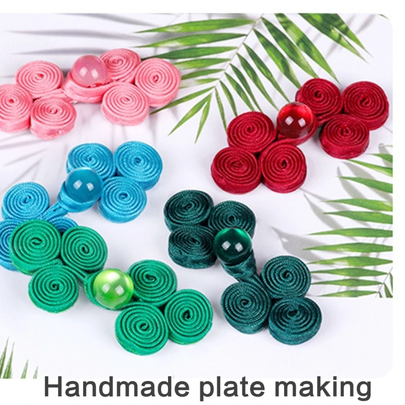 Chinese Closure Buttons for Sewing Enthusiasts Cheongsam Accessories Sew On Sewing Buttons Fasteners for Sewing