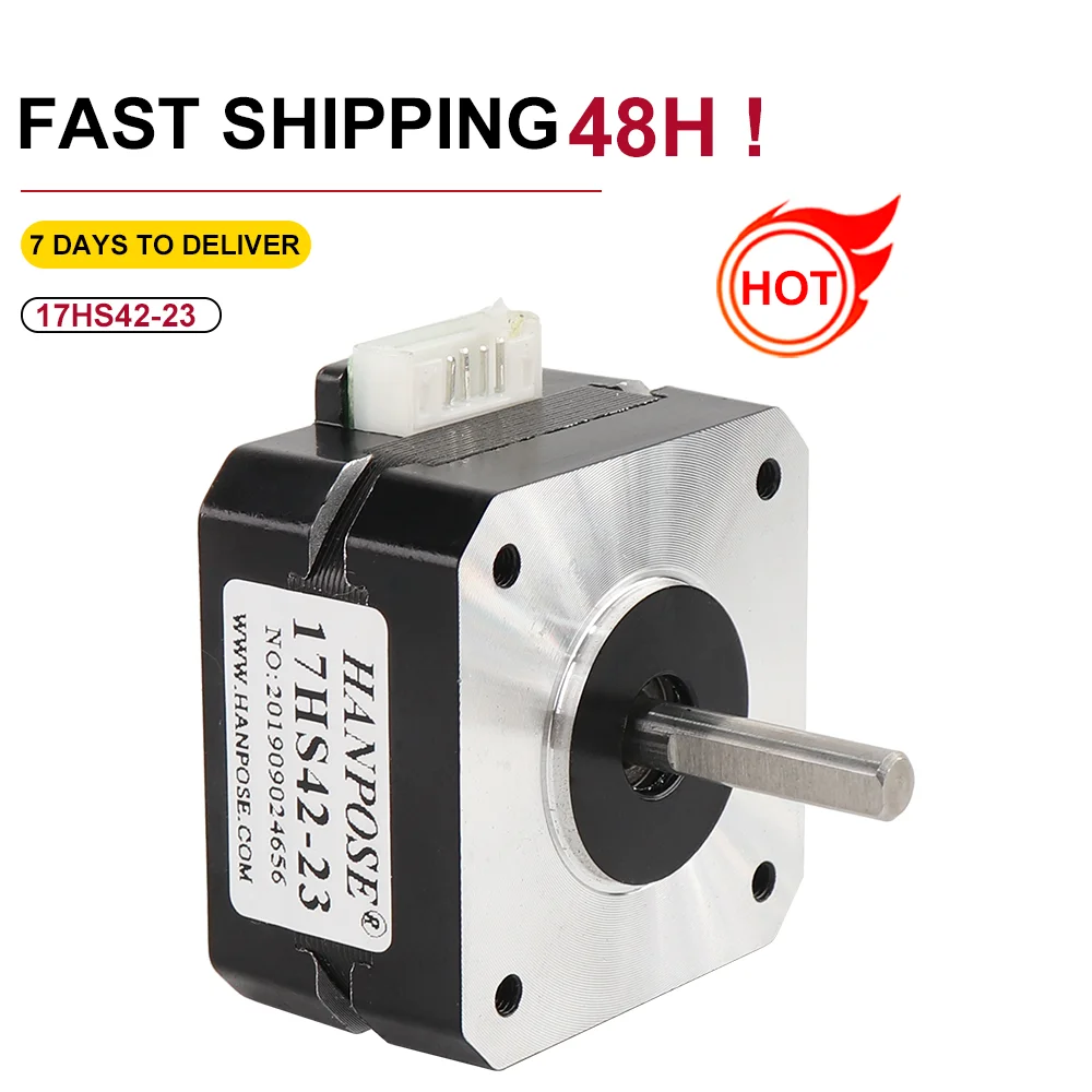 Nema17 Stepper Motor 42 motor 0.7A  14N.CM torque 17HS4223  23MM motor 4-lead For 3D Printer Monitor Equipment 42 Stepper Motor