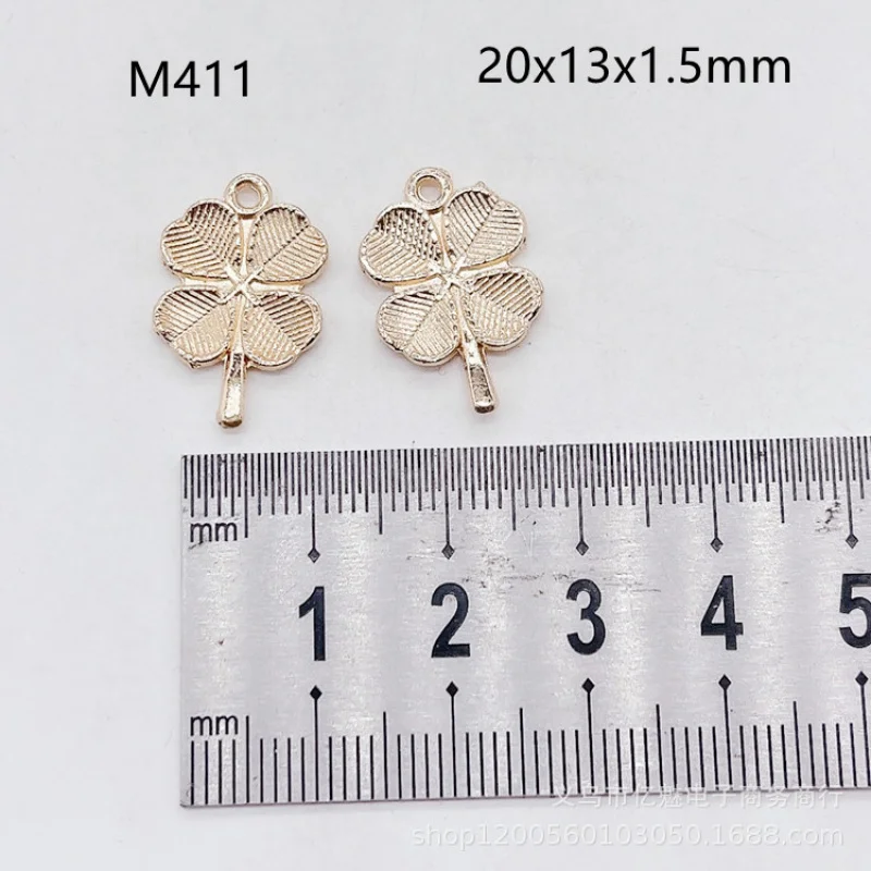 Factory Direct Sales 100Pieces DIY Accessories Set Leaves  Lucky Pendant Necklace Clothing Earring Material