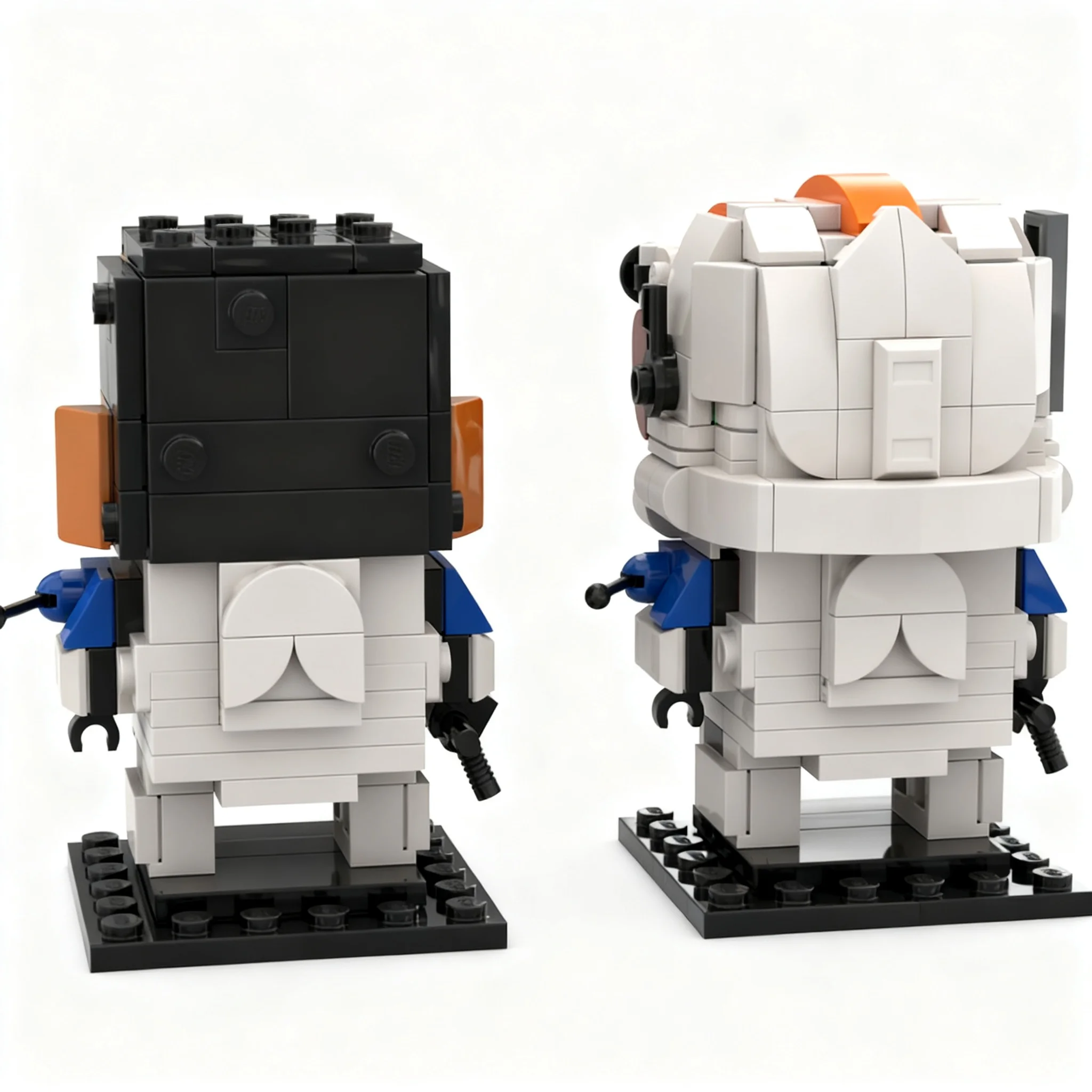 354pcs MOC Captain Vaughn BrickHeadz Star Battle Model Building Blocks Construction Christmas Gifts Toy DIY Birthday Creative
