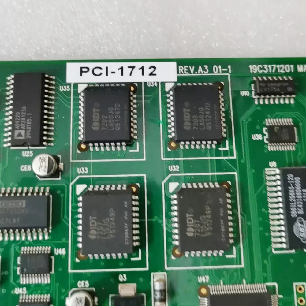 Para advantech 1ms/s12-bit placa de captura de dados multifuncional de alta velocidade pci ônibus transmissão de dados PCI-1712