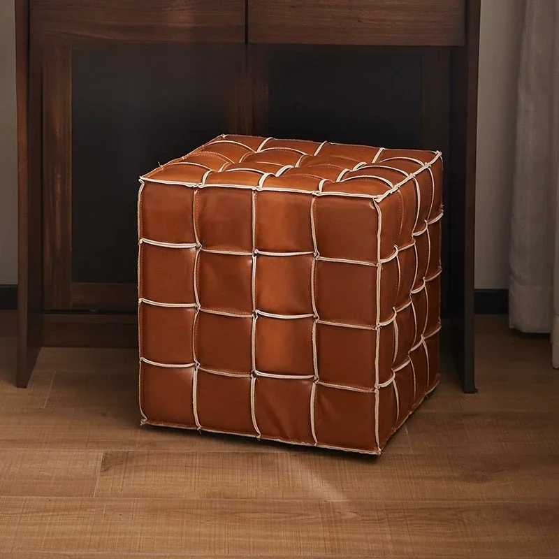 

Retro French Makeup Stool, Small Dressing Stool, Girls' Master Bedroom, Home Shoe Changing Stool