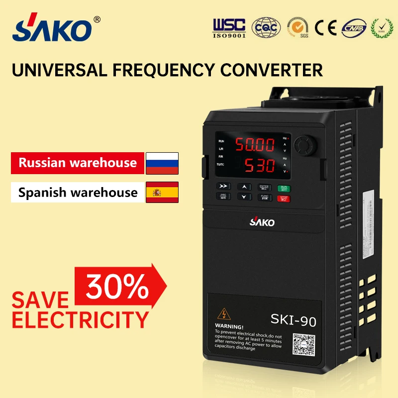 220v and 380v 0.75/1.5/2.2/4/5.5kw/Adjustable Speed Drive/Frequency Inverter/VFD