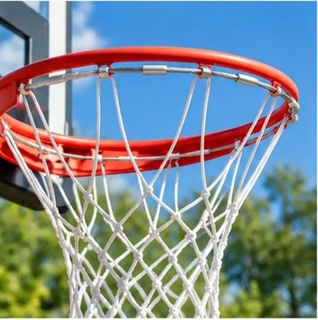 2Pcs Basketball Net Threading Cord Steel Wire Heavy Duty Replacement Rope for Basketball Hoop Outdoor Kids School Community