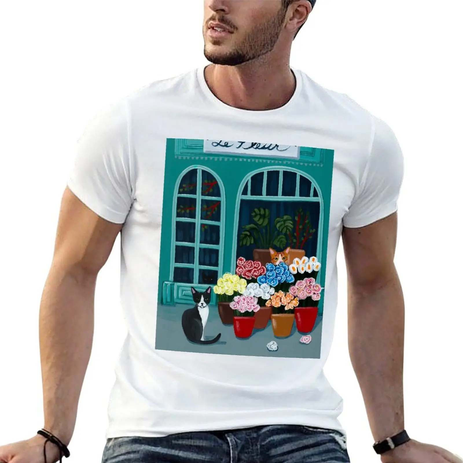 

shirts T-Shirt brand Shop man shirts Cats cotton t high for man The shirts men Flower quality t t man luxury