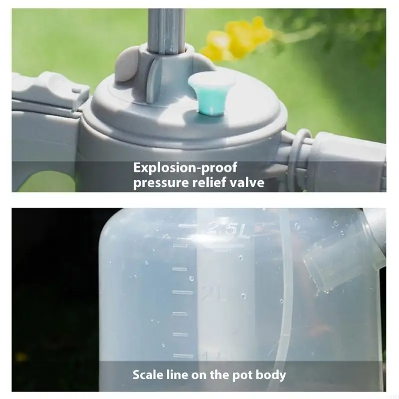 

Профессиональная система бутылок с распылителем под давлением 3 л, дизайн с боковым наполнением и встроенным мерным стаканчиком
