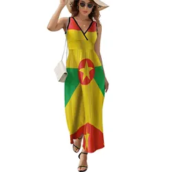 Grenada Flag Sleeveless Dress Clothing chic and elegant evening dress women's evening dresses 2023