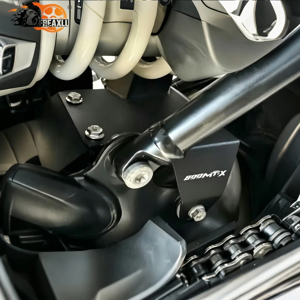 For CFMOTO CF MOTO MT 800 MTX MT 800MT 800MT 800MTX Motorcycle Shock Heat Shield CNC Exhaust Pipe Protection Cover Accessories