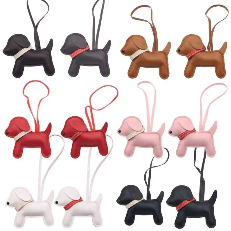 31BF Decorative Pet Inspired Faux Leather Keychain Accessory For Student Professionals