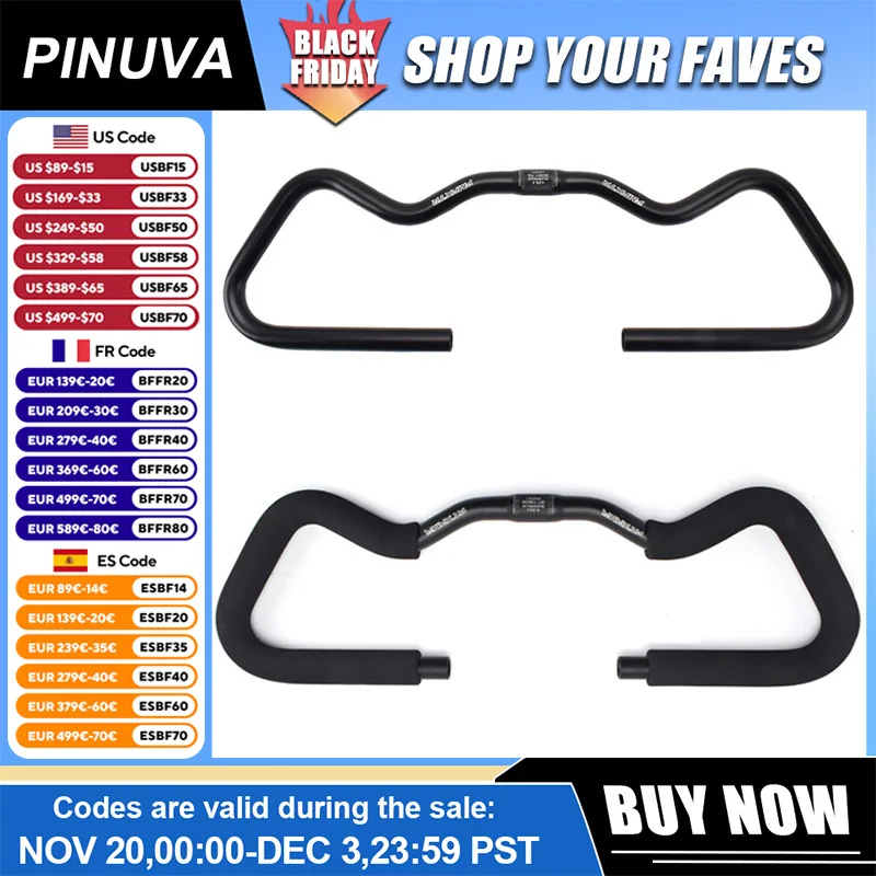 

Легкий интегрированный велосипедный руль-бабочка 25,4 мм 570 мм из алюминиевого сплава MTB, складной велосипедный руль, аксессуары для велоспорта