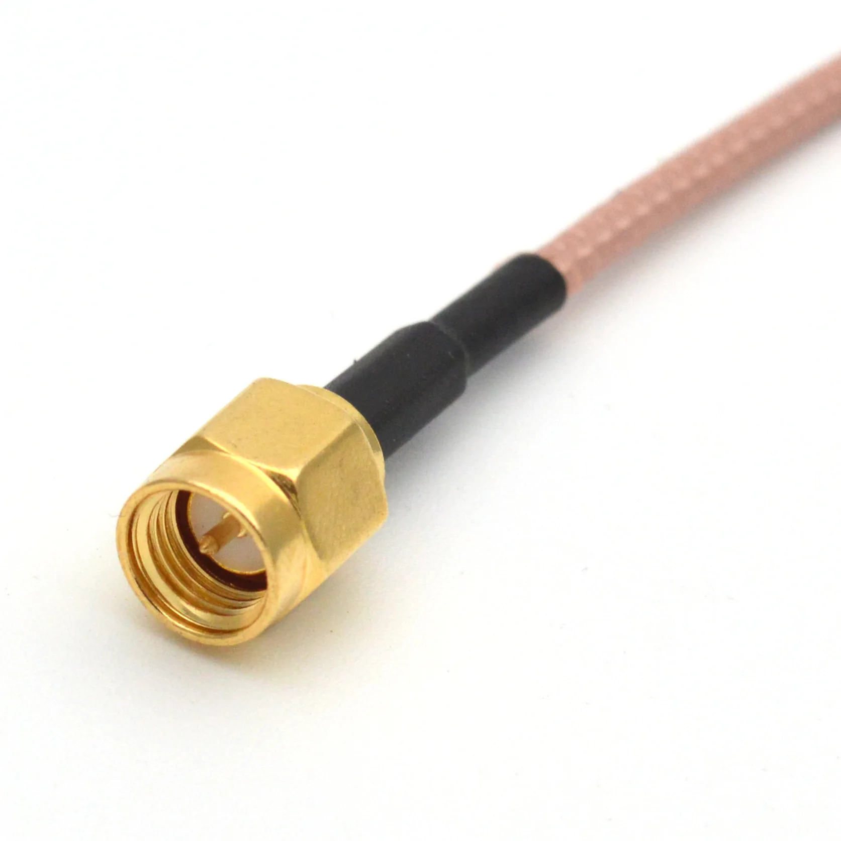 1 Stück BNC-Stecker auf SMA-Stecker RG316 Koaxial-Pigtail-Kabel 50 Ohm RG-316 Verbindungskabel – Detail 3