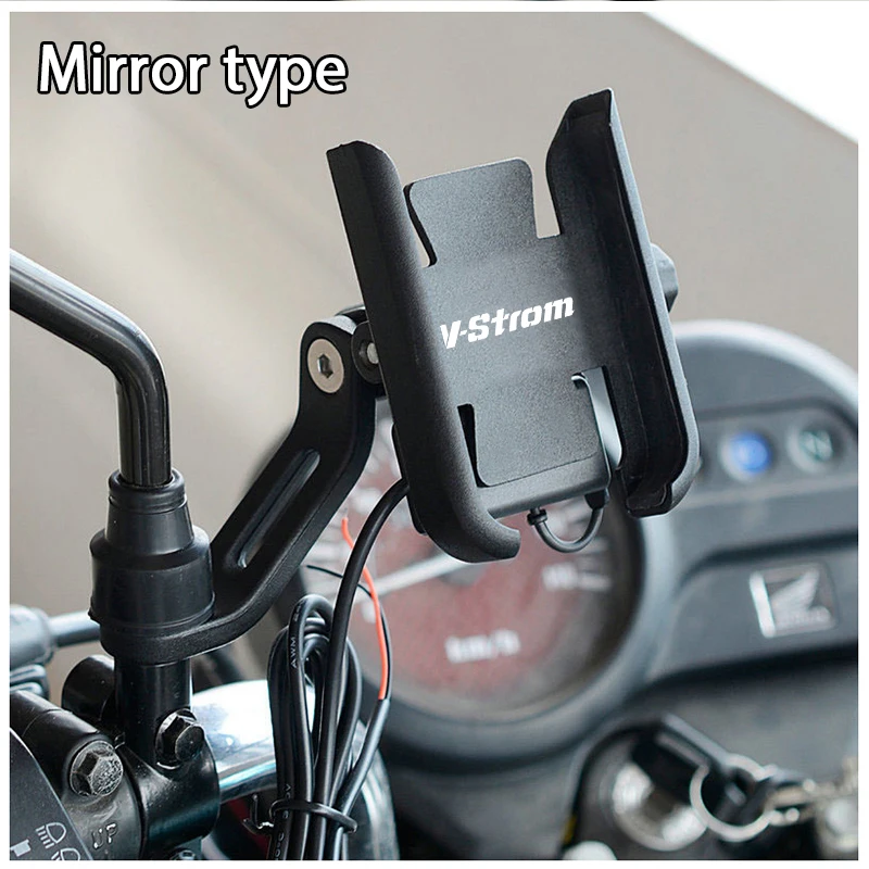 For Vstrom DL 250 650 1000 Xt V Strom 650Xt Dl1000 Dl650 Handlebar Mobile Phone Holder GPS Bracket Motorcycle Accessories