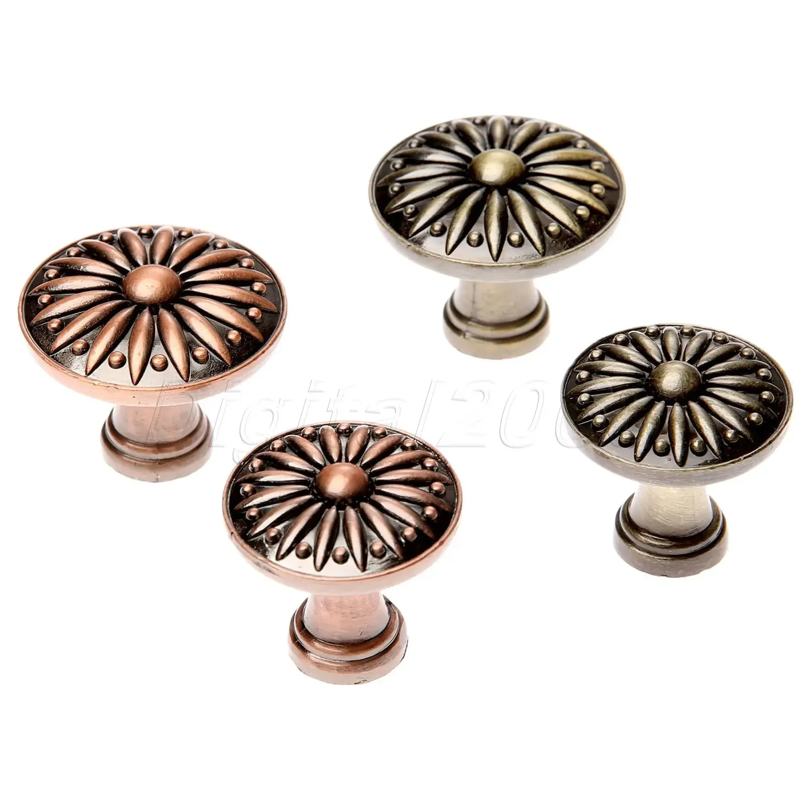 bowarepro Vintage Round Knob Cabinet Drawer Door Pull Handle Closet Knob Retro Hardware Window Handle Pull Knobs Hot Selling