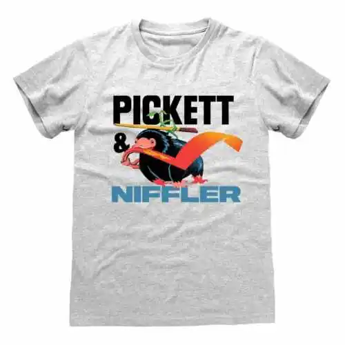 Camiseta oficial de Pickett y Niffler de Animales Fantásticos 3 para hombre