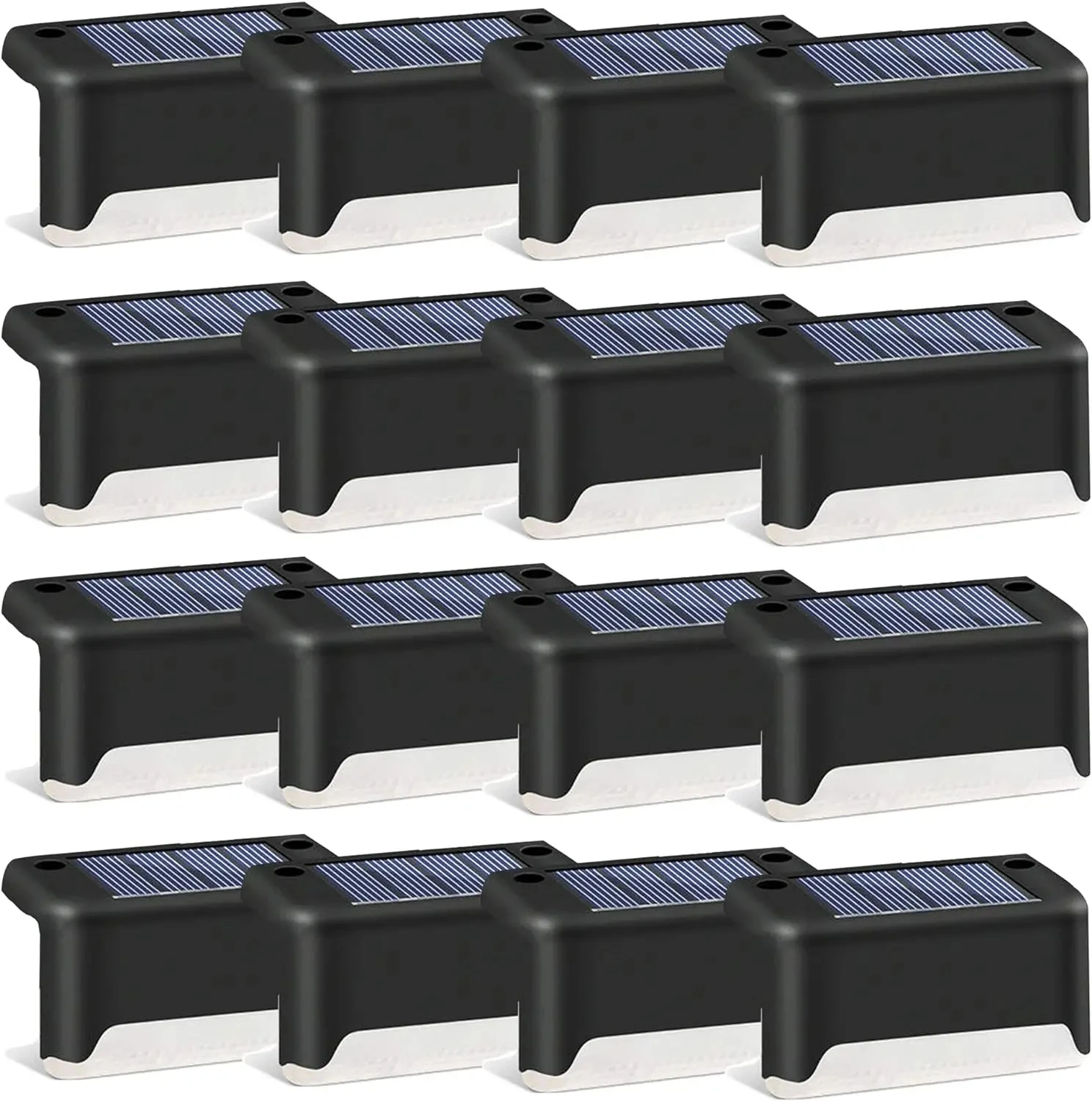 

LED Solar Deck Lights Solar Step Fence Lights Outdoor Waterproof Solar Lamps For Garden Stairs Fence Post Yard Patio Driveway