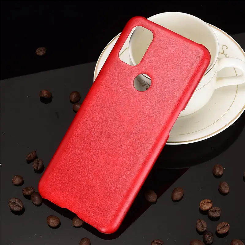Oneplus Nord N10 BE2029 BE2025 حافظة من جلد البولي يوريثان غطاء خلفي حافظة هاتف صلبة لهاتف Oneplus Nord N10 NordN10 5G BE2026 BE2028