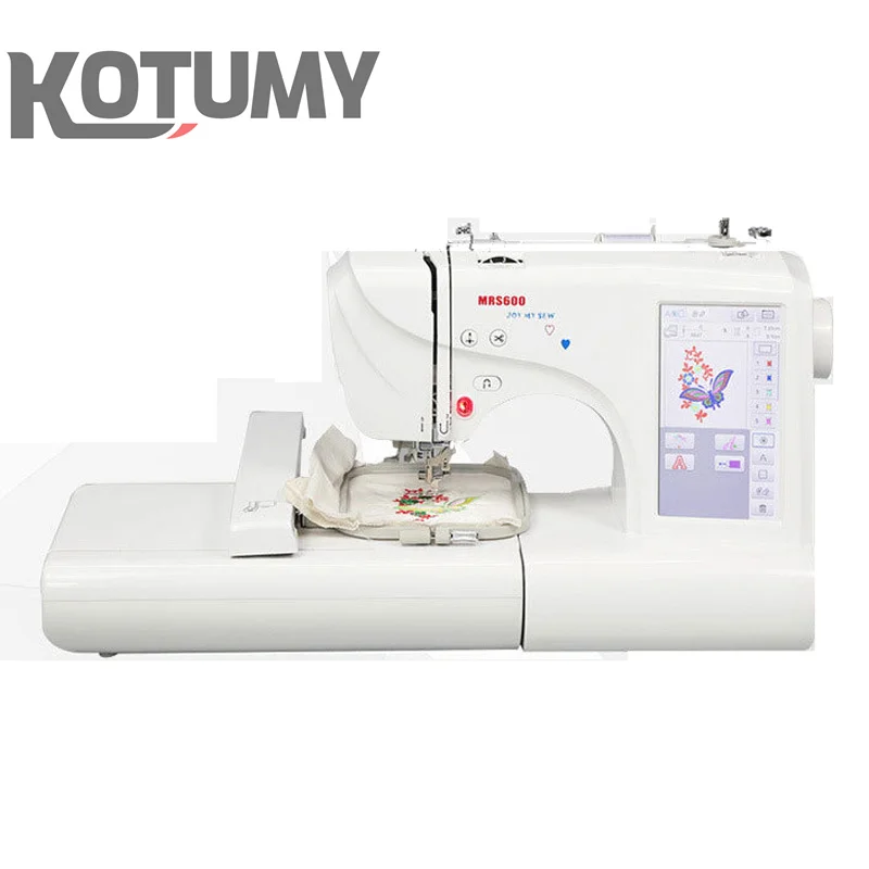 MRS600 Computerized Sewing Machine 132 Types of Sewing Stitches, 7-Inch Touch Screen Display Embroidery Equipment 220V/110V