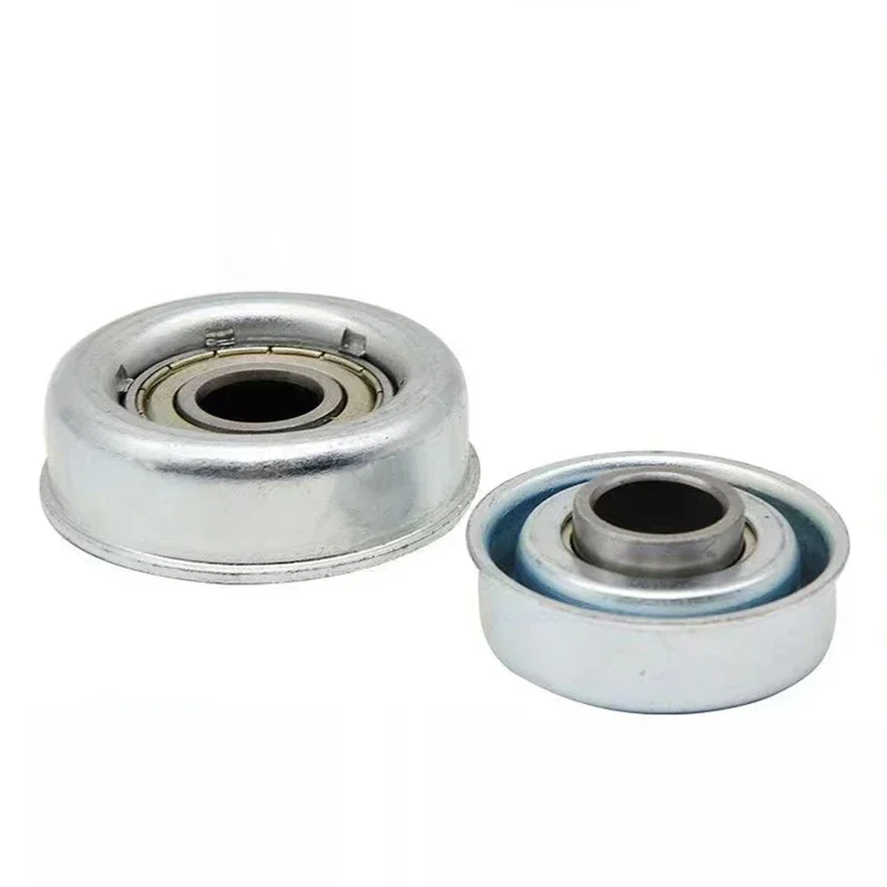 Conveyor Roller Stamped Bearing End Cap Zinc Plated for Idler Accumulation Roller 25-89mm Shaft 8-25mm