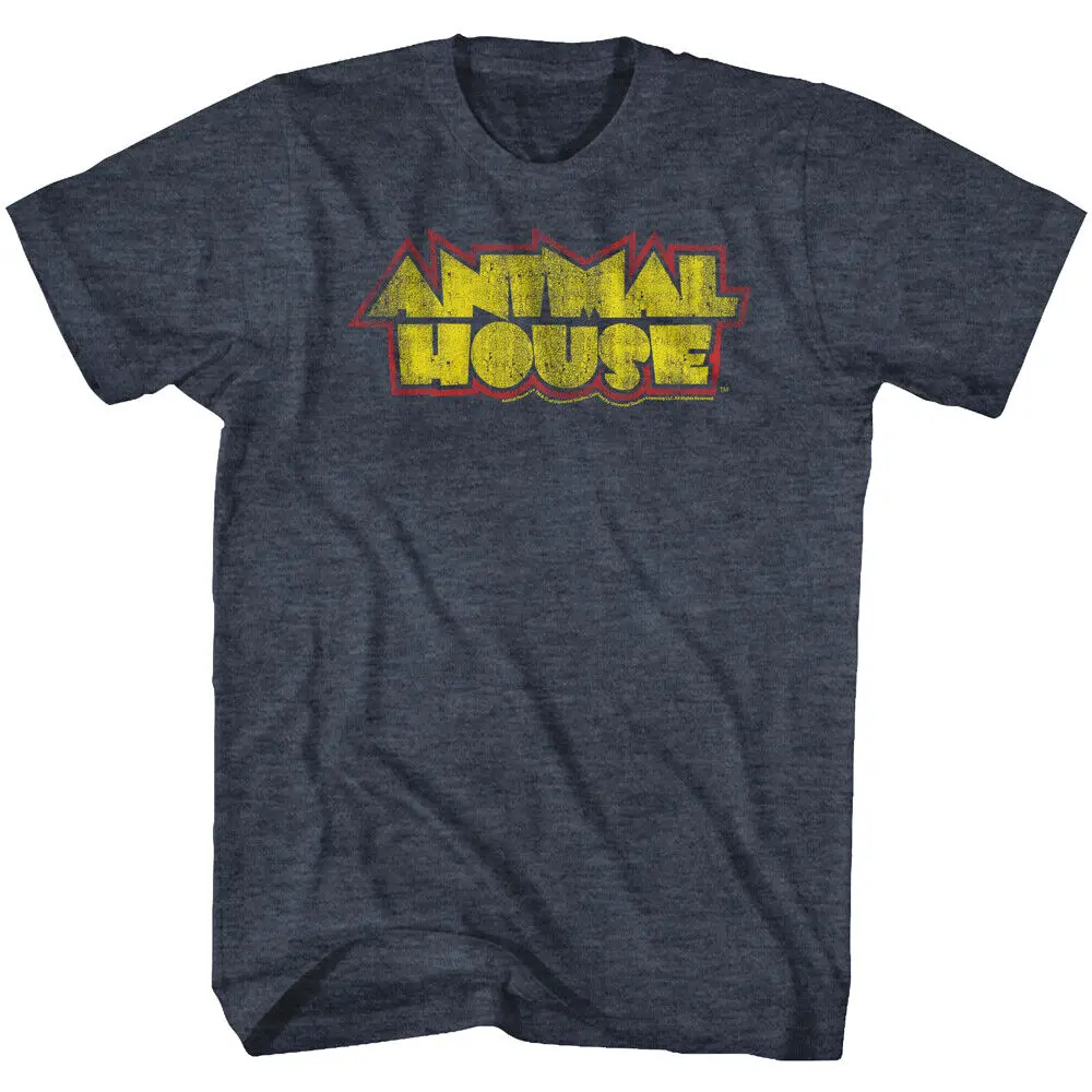 

Animal House Movie T-Shirt John Belushi Official Logo New Navy Heather