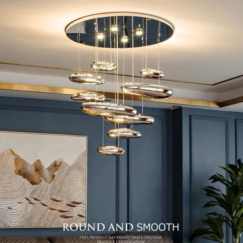 Modern LED Chandeliers for Home Decor, Luzes penduradas, Sala de estar, Sala de jantar, Iluminação interior