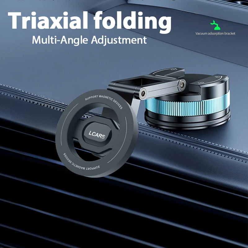 강력한 자석 자동차 용 휴대 전화 마운트 확장 가능한 접이식 회전 미끄럼 방지 흡입 컵 다목적 안정적인 인테리어 홀더