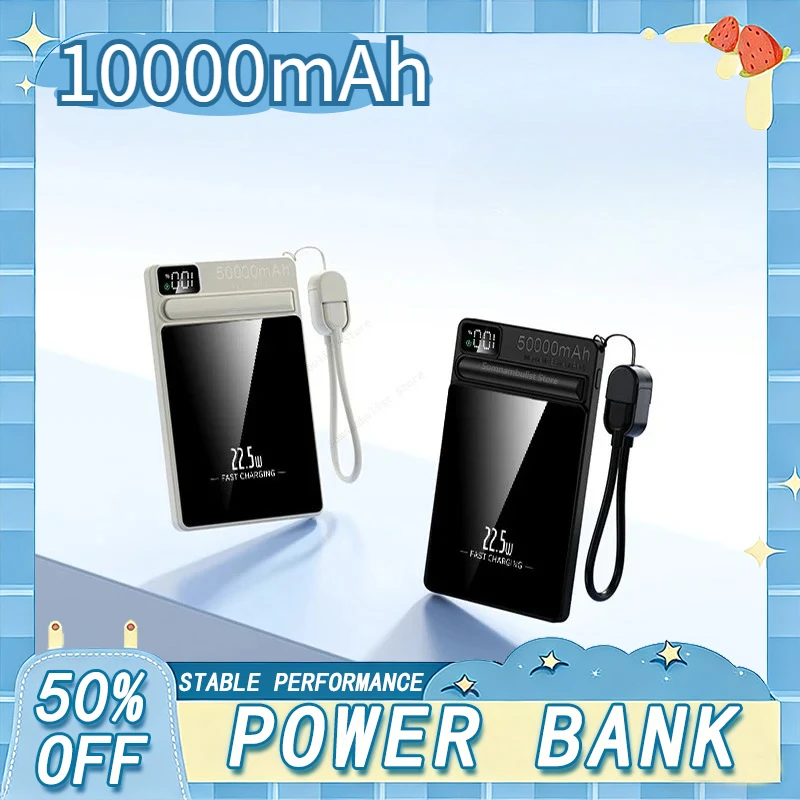 

100000mAh Magnetic Power Bank Wireless Fast Charger For Magsafe Portable Auxiliary Battery Pack For iphone Huawei Xiaomi