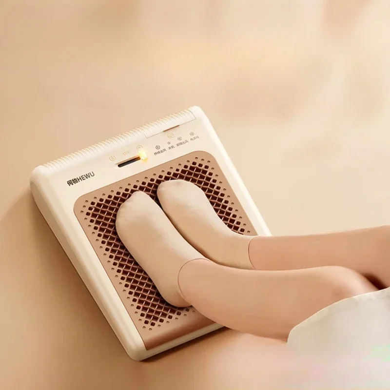 

С автоматическим отключением для безопасности, обогреватель для ног с регулируемой температурой, водонепроницаемый настольный обогреватель для зимы, моющийся грелка для ног